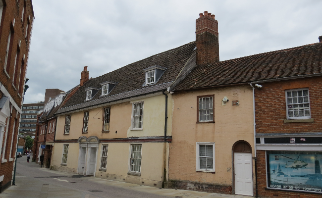 Terraced period properties in Ipswich